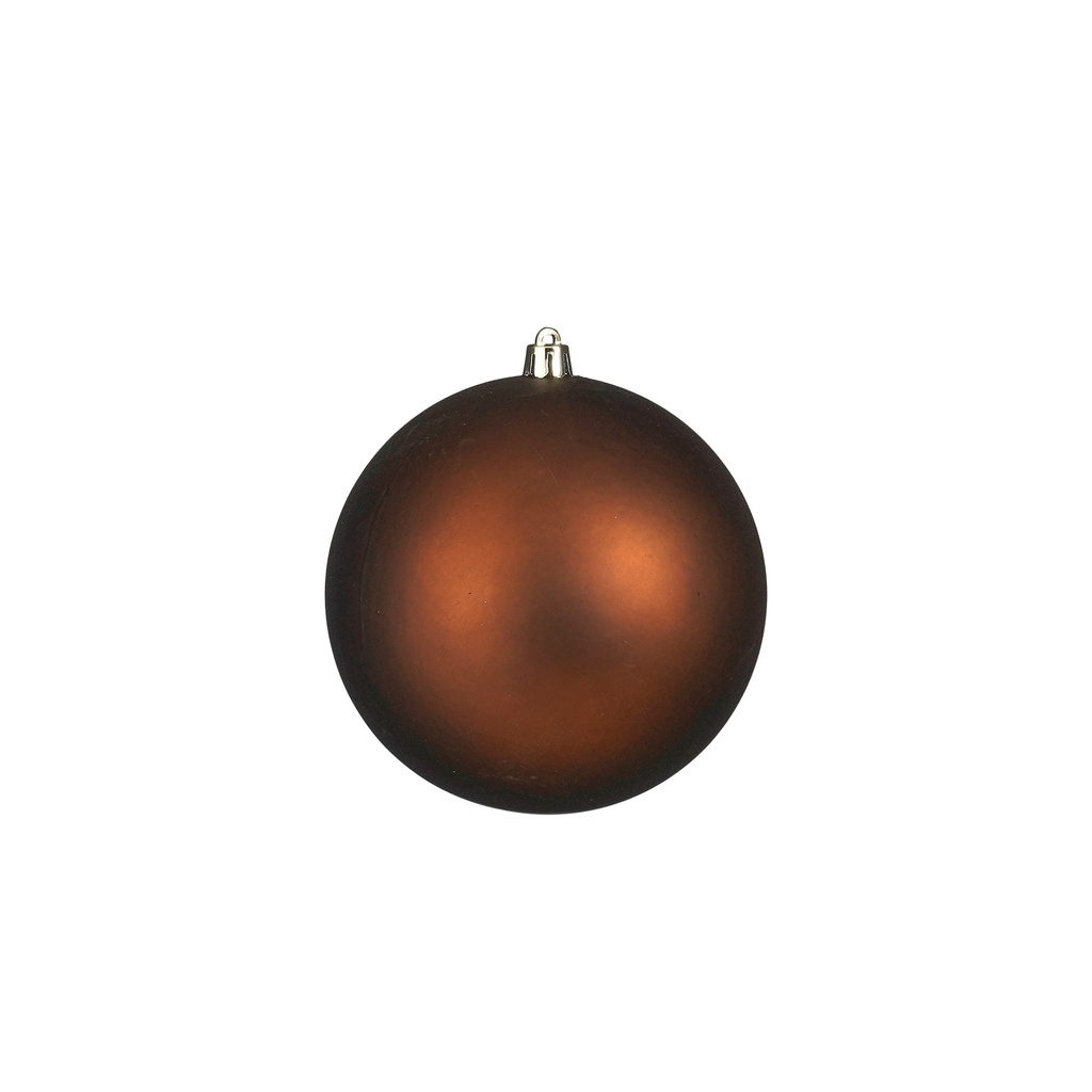 Boule incassable marron mat  diam:12cm   