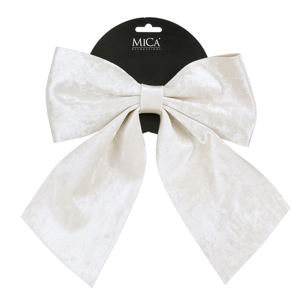 Noeud blanc L24cmxH28xP3,5cm