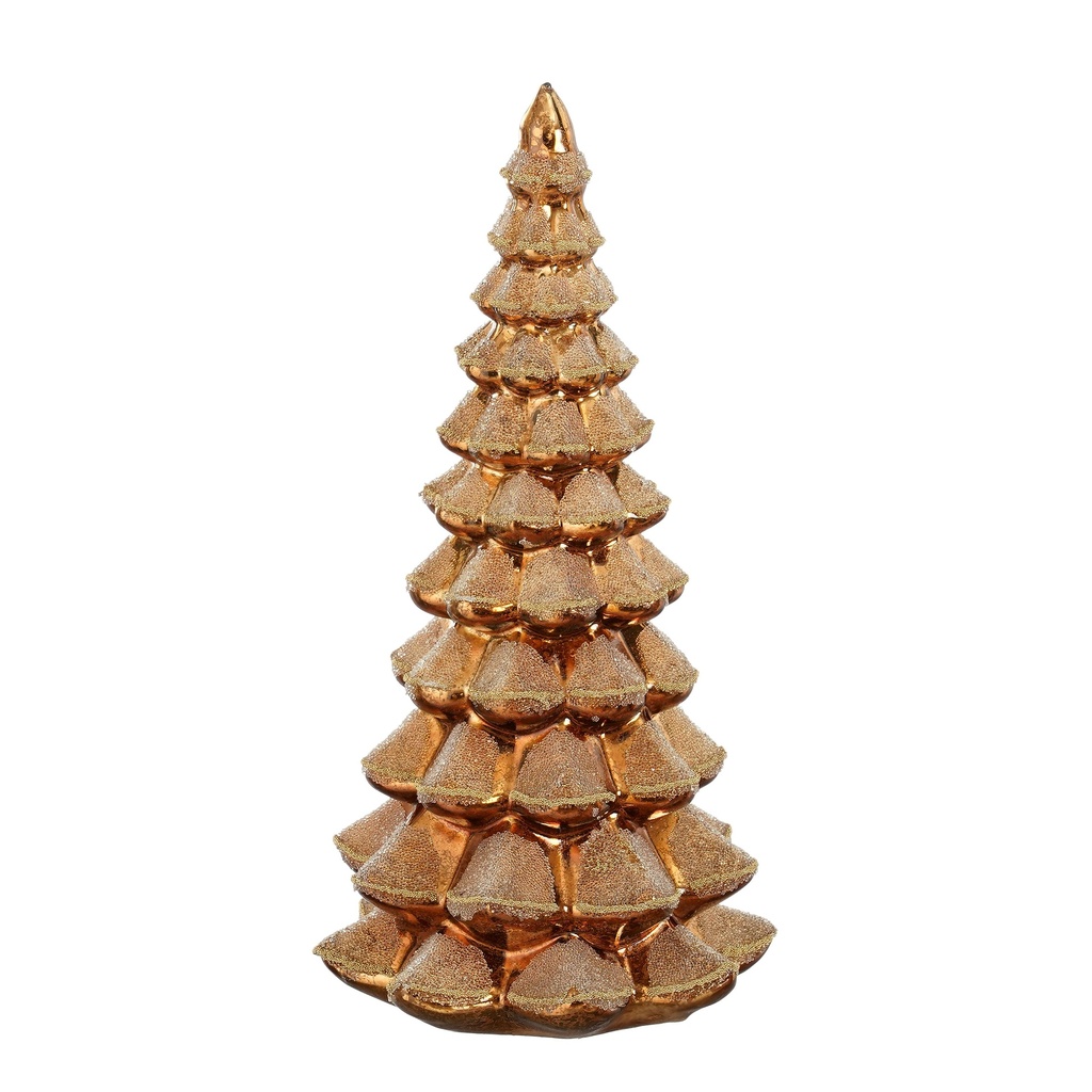 Sapin décoratif marron diam:13cm 