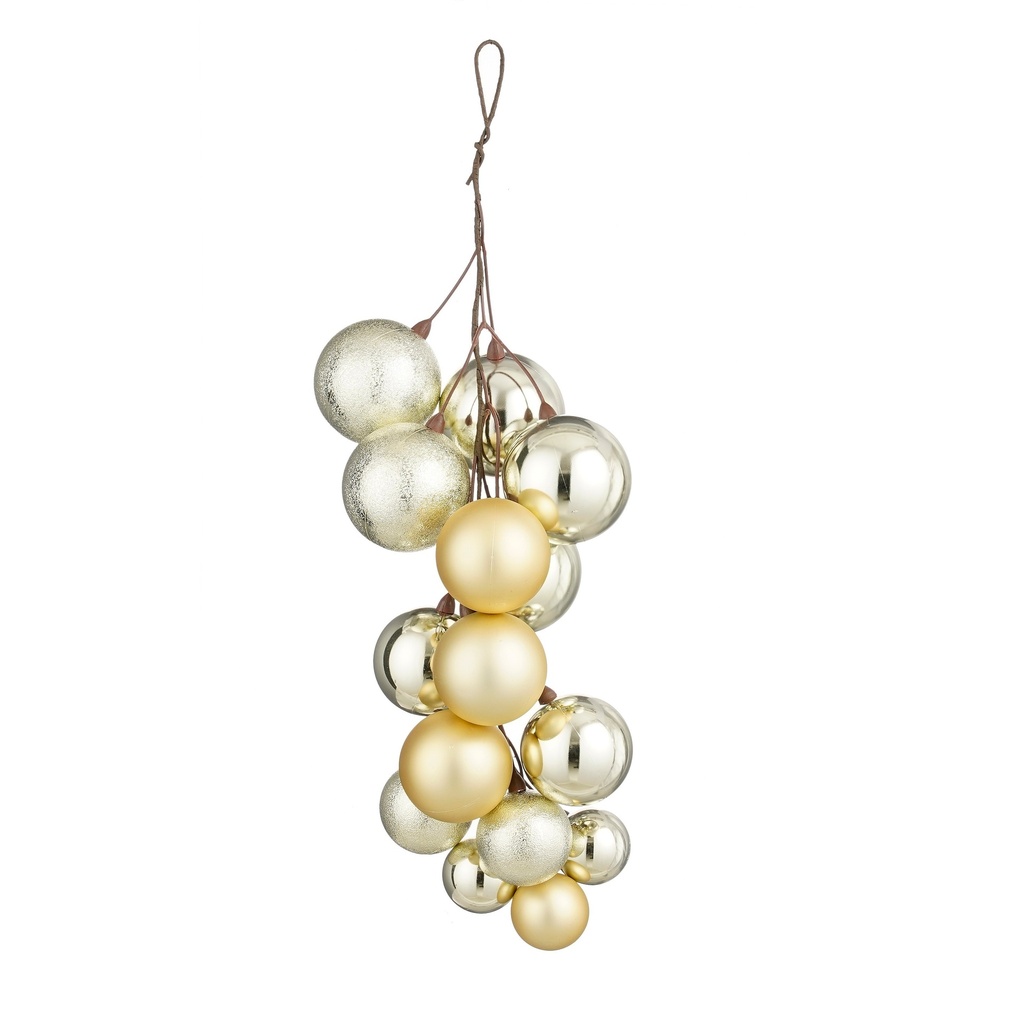 Boule incassable botte champagne L16xP16xH46cm