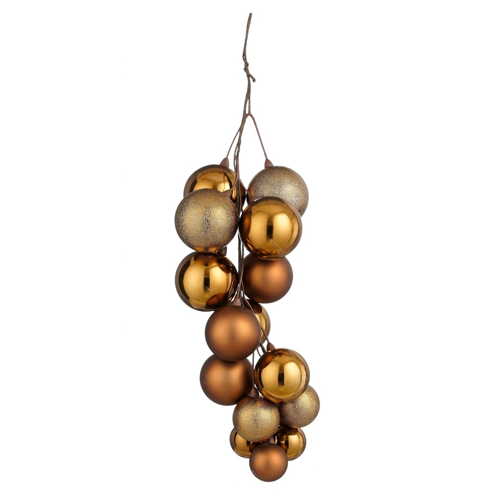 Boule incassable botte marron L16xP16xH46cm 
