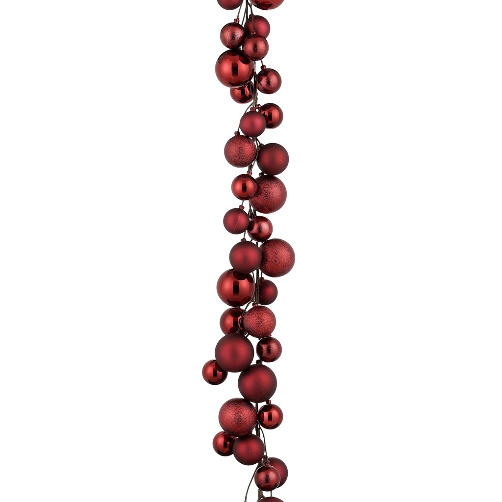 Guirlande rouge foncé L180cm