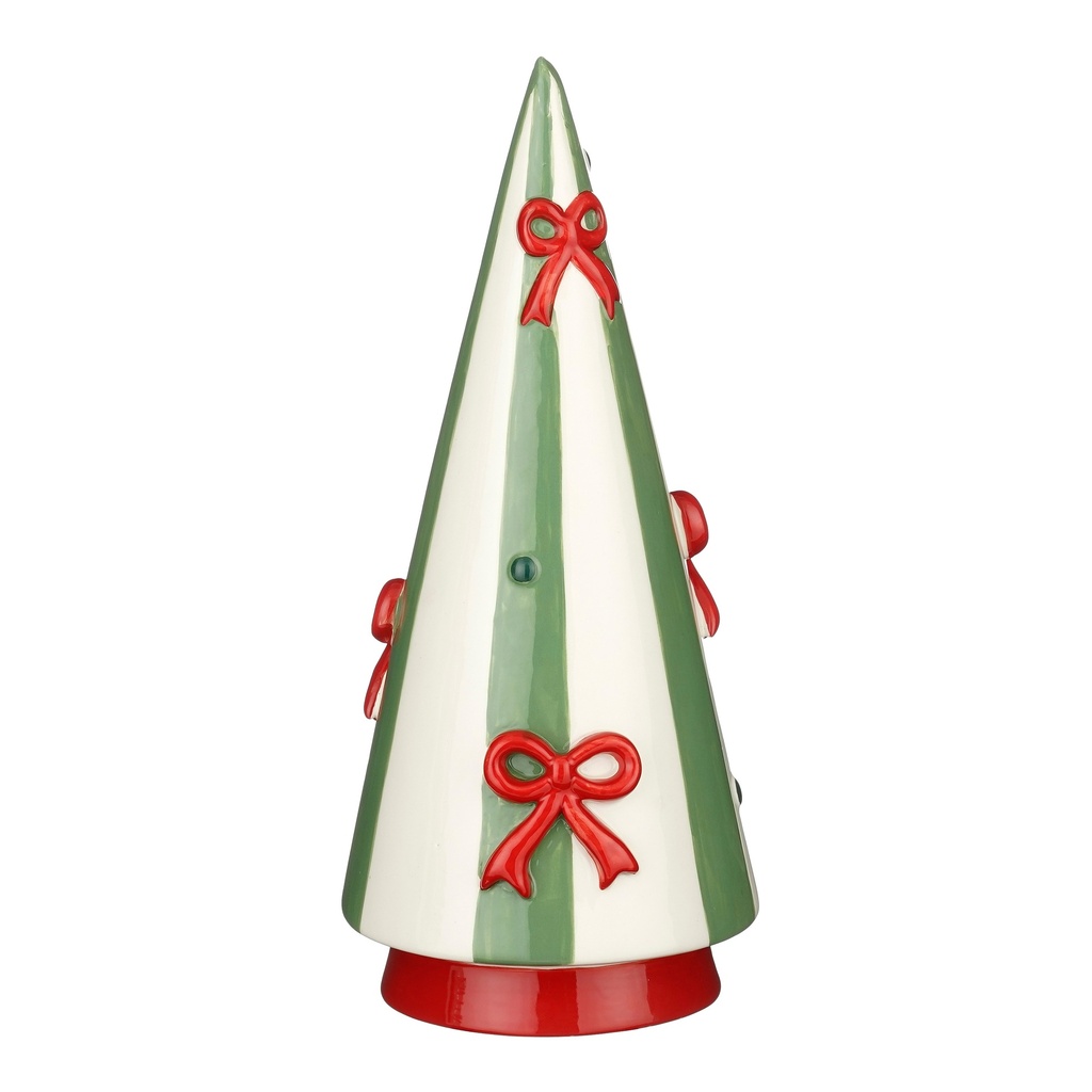 Arbre décoratif vert 32,5cm de hauteur et 14cm de diamètre