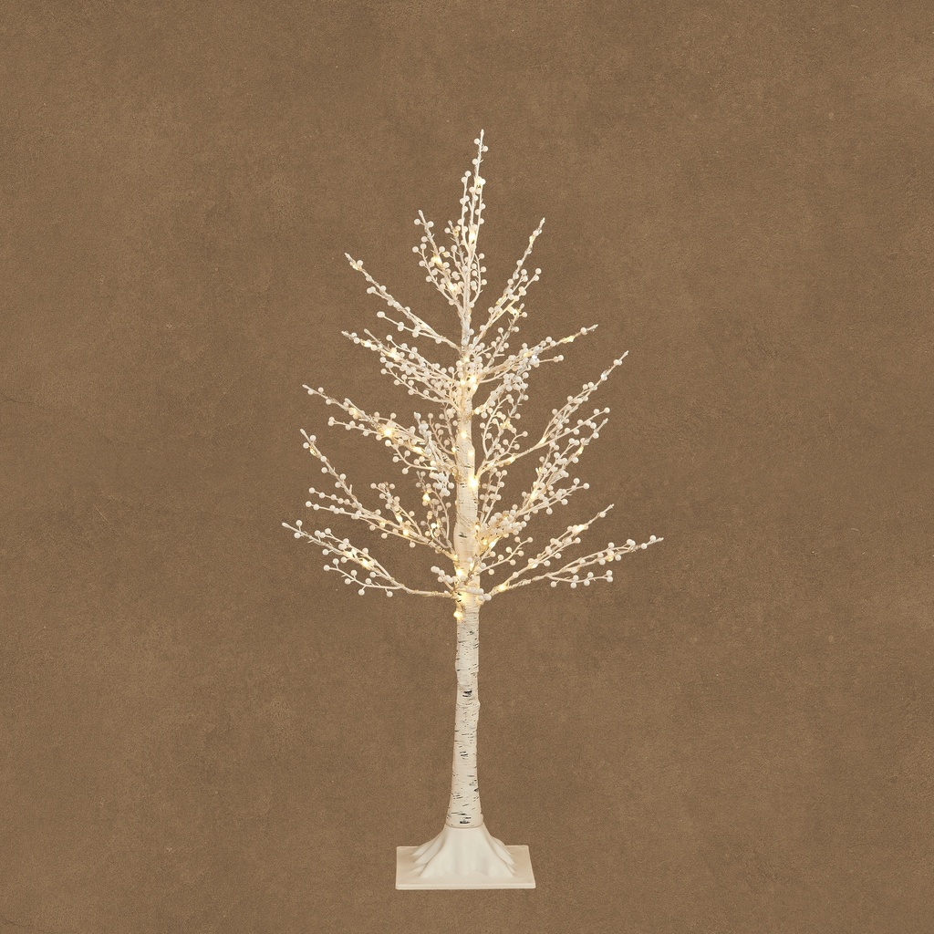Arbre lumineux blanc - blanc chaud 90led 90cm de hauteur et 30cm diamètre