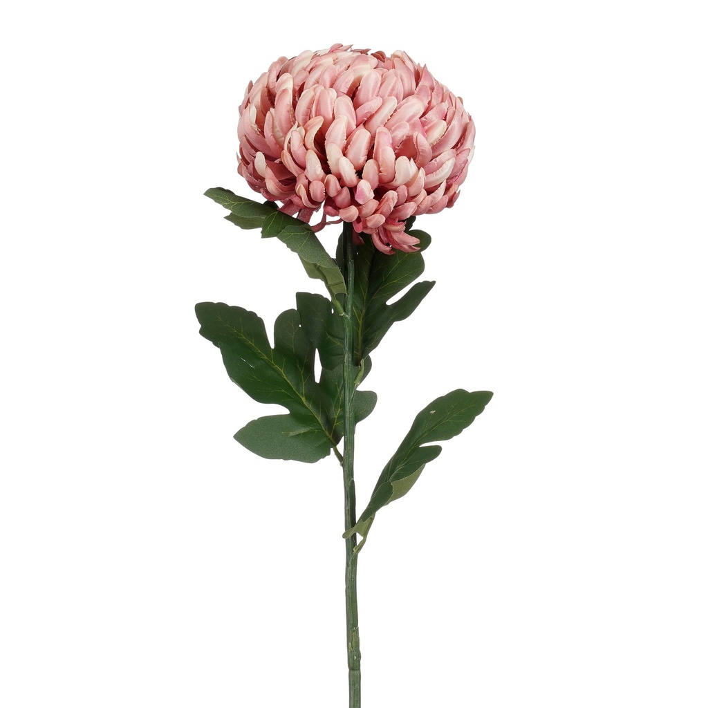 Chrysanthème rose 88cm de long  