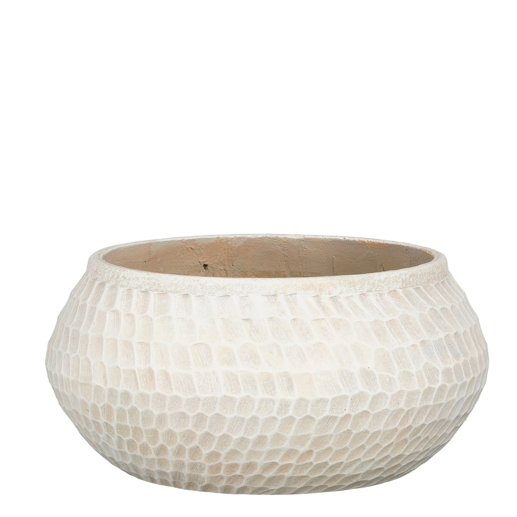 Coupe Karsten ronde beige diamètre 37cm et 17,5cm de hauteur