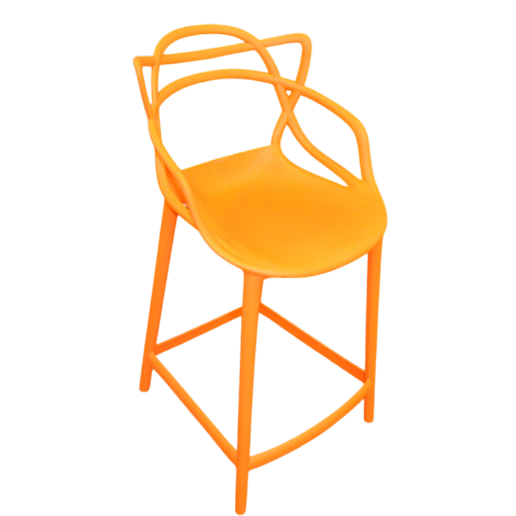 Chaise comptoir h:62cm Orange