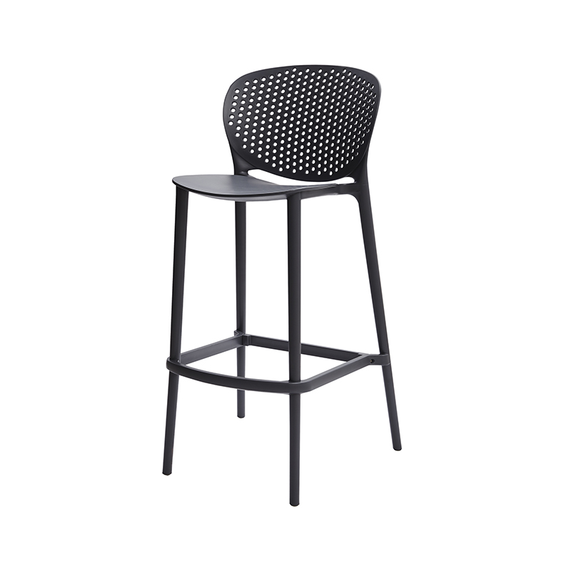 Chaise de Bar H:75cm Black