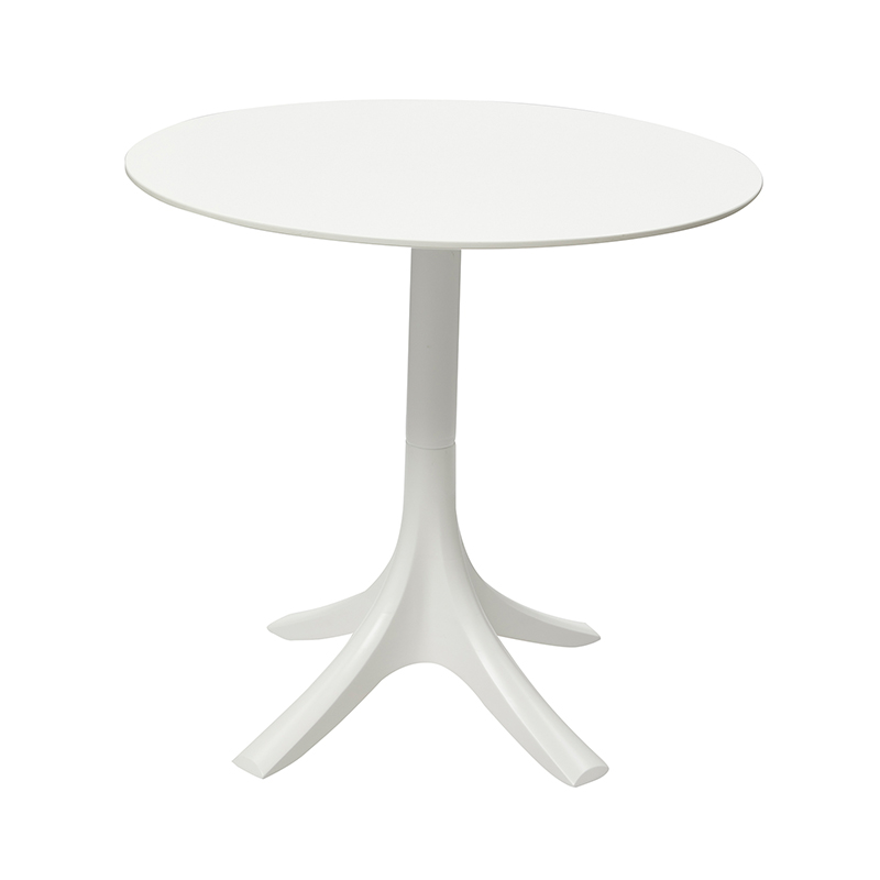 Table diam 70 H:75cm Blanc