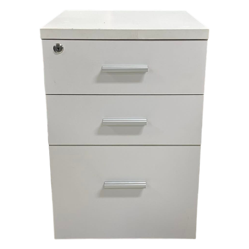 [CHU-CF-LY1406ACH] Caisson 3 tiroirs 61*40*48 Blanc cassé