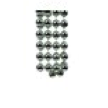 [KAE-001854] Guirlande de perles XXL plastique brillant vert sauge dia: 2 cm