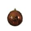 [KAE-020671] Boule brillant à perles plastique or brun terra dia: 8 cm