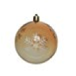 [KAE-020673] Boule transparent à flocon neige blanc camel dia: 8 cm