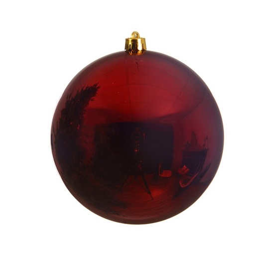 [KAE-022263] Boule de noel bordeaux dia14cm