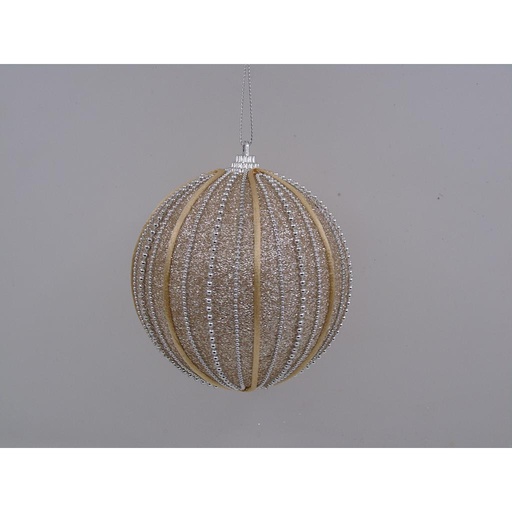 [CT-315] Boule de noel Champagne 10cm 4pcs 