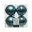 [KAE-022281] Boule de noel dia:10cm 4pcs Bleu Matinal
