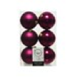 [KAE-022286] Boule brillant, mat mix rose magnolia dia: 8 cm 