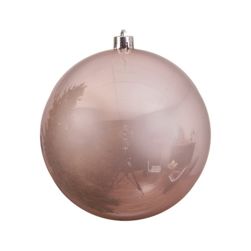 [KAE-022319] Boule de noel Rose poudre dia14cm