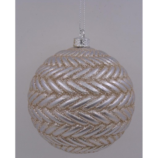 [CT-320] Boule de noel Champagne 10cm 4pcs