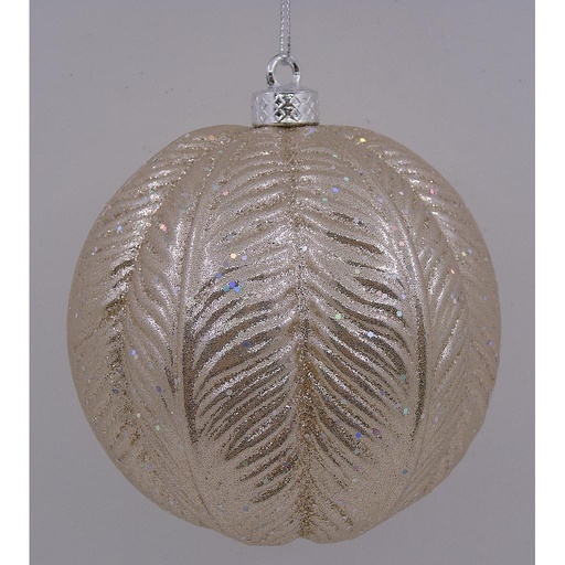 [CT-324] Boule de noel Champagne 10cm 4pcs