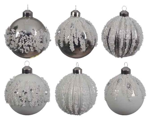 [KAE-069830] Boule de noel en verre