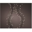 [KAE-496716] Micro LED compact guirlande 8 fonctions effet clignotant noir£/ blanc chaud 1200 cm 