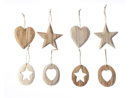 [KAE-550068] Suspension noel naturel 1,5x7,5x9cm