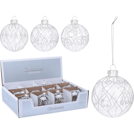 [KOO-ACT405030] Boule de noel verre dia 8cm