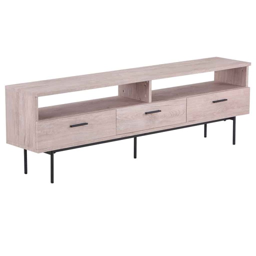 [MAT-TV423-ONE] Meuble TV H50xL160xP30cm #clair