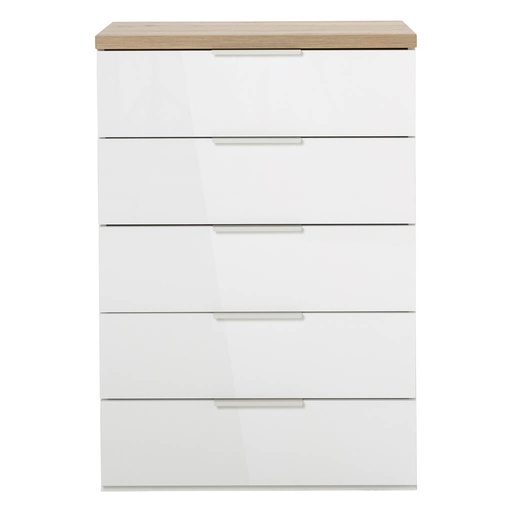 [COM-CT0366K77404] Commode MUNDI 5 tiroirs H103xL69xP45cm
