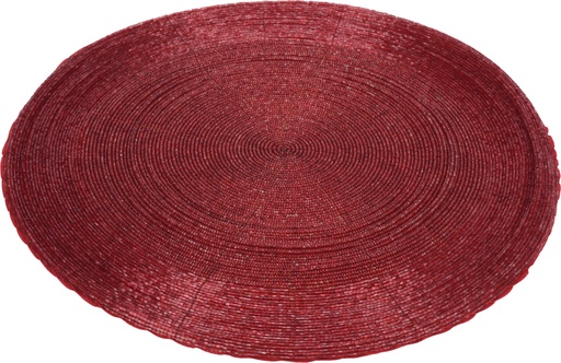 [KOO-A54911130] Set de table rond Rouge dia:35