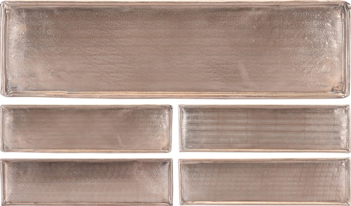 [KOO-A09103410] Plaque en alu Silver 13*46