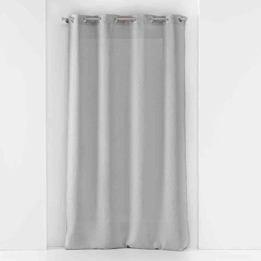 [L3C-1627045] Panneau à oeillets 140x240cm voile tisse Soane gris (copie)