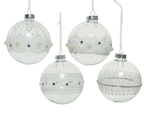[KAE-060071] Boule de noel en verre assortie dia8cm (copie)