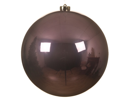 [KAE-022441] Boule de noel dia:14cm Mauve