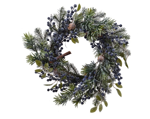 [KAE-687108] Couronne de noel myrtilles dia40cm