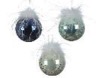 [KAE-061054] Boule de noel en verre assortie dia:8cm