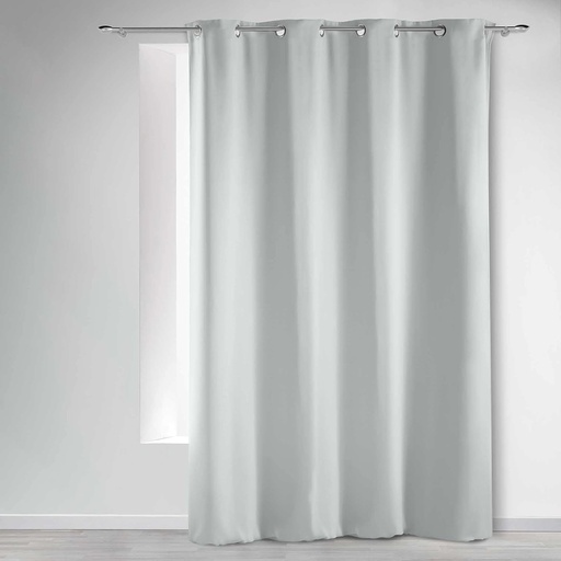 [L3C-1605153] Rideau à oeillets 135x240cm occultant uni OCCULT Neige