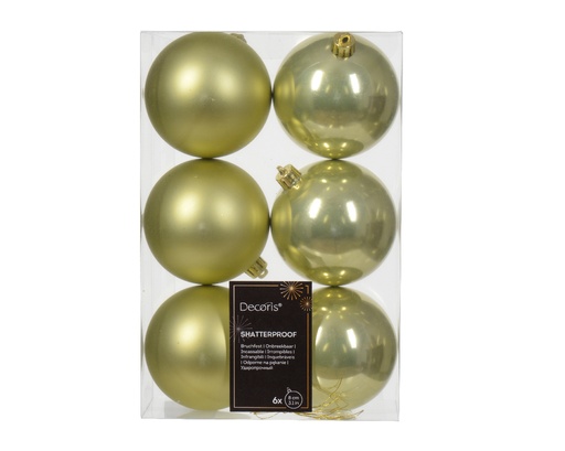 [KAE-022126] Boule de noel dia:8cm 6pcs Pistache