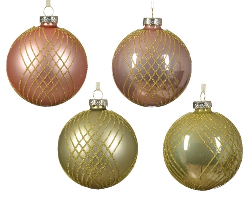 [KAE-070284] Boule de noel mix dia:8cm (copie)