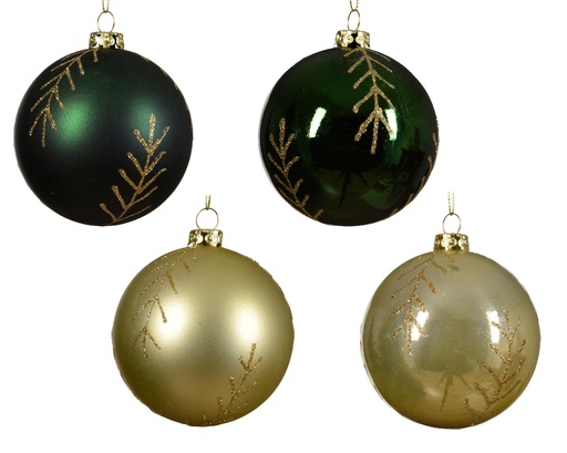 [KAE-029462] Boule de noel dia:8cm assorti