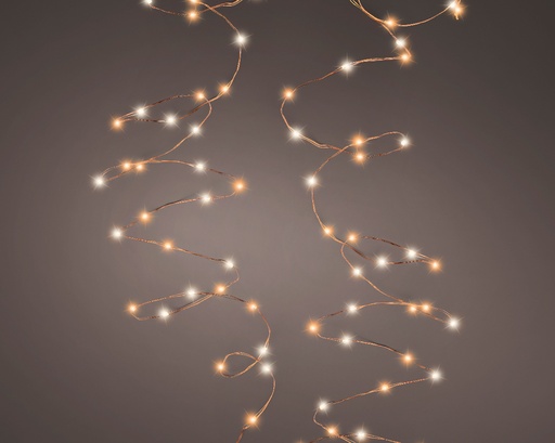[KAE-497127] Guirlande lumineuse micro led Or/Blanc Chaud 1200cm