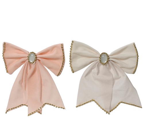 [KAE-526153] Noeud velours 22*3*17cm