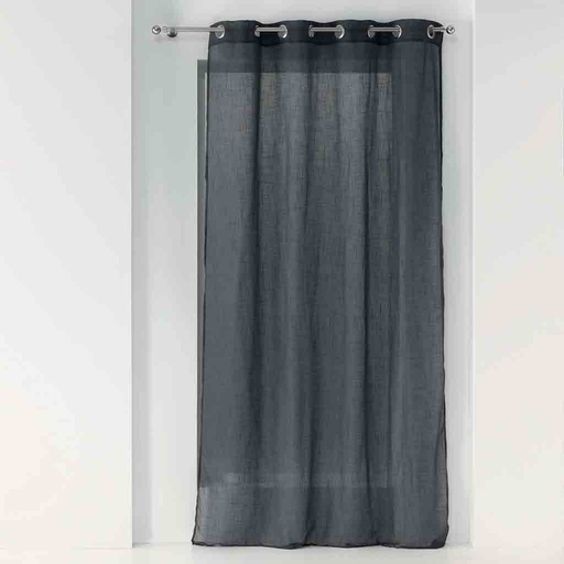 [L3C-1626552] PANNEAU A OEILLETS 140 x 240 CM EFFET LIN TISSE ZAZY ROSE (copie)