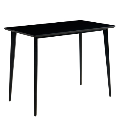 [MAT-BT397S-BK01] Table de comptoir H92xL120xP70cm Noir
