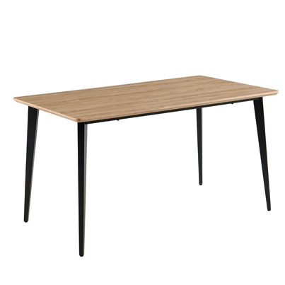 [MAT-DT397S-6086-A] Table à manger H76xL140xP80cm Bois Clair