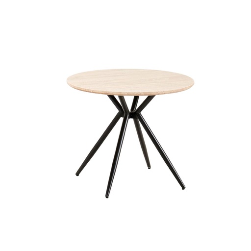 [MAT-CT522-6086B] Table basse ronde Diam.60xH50cm plateau #ONE clair (copie)