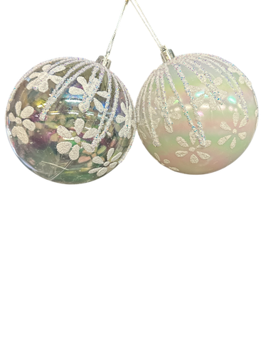 [CT-1051] Boule de noel 10cm 4pcs
