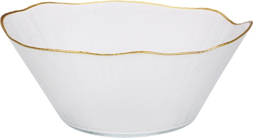 [KOO-044100110] Coupelle en verre 15cm bordure doré (copie)