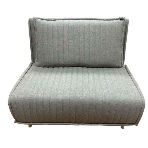 [AD-LAH279N37-1-P100-2#N1-041] Fauteuil convertible Taupe H83xL100xP78cm / couchage H26xL100xP190cm